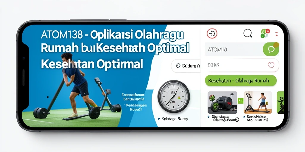 Tampilan antarmuka ATOM138 dengan fitur olahraga rumah yang menarik.