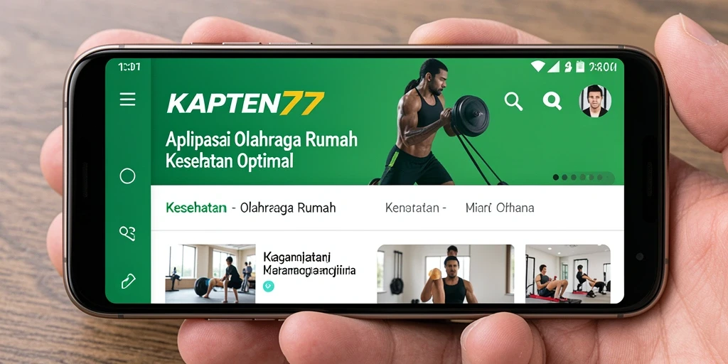 Tampilan antarmuka KAPTEN77 yang intuitif dan menarik.