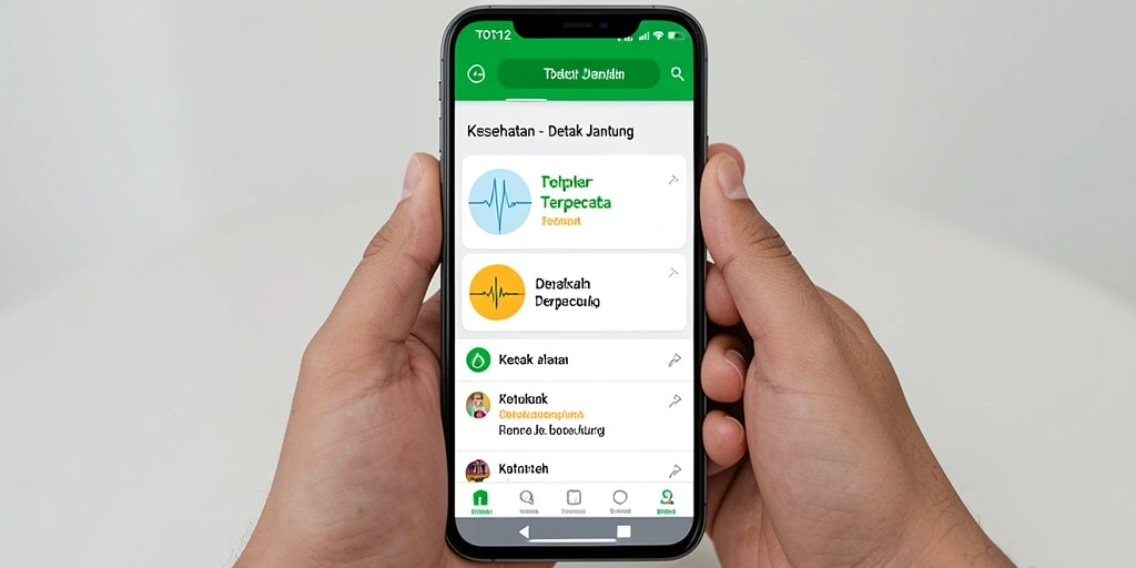 Antarmuka pengguna TOTO12 yang sederhana dan informatif.